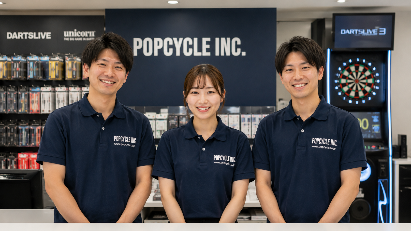 ポップサイクルで働くスタッフ